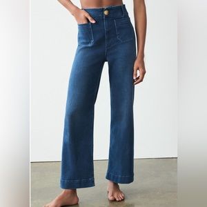 Anthropologie- Pilcro Skipper wide leg jeans NWT